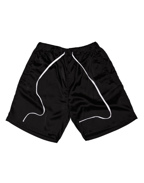 Black Affair Silk Shorts